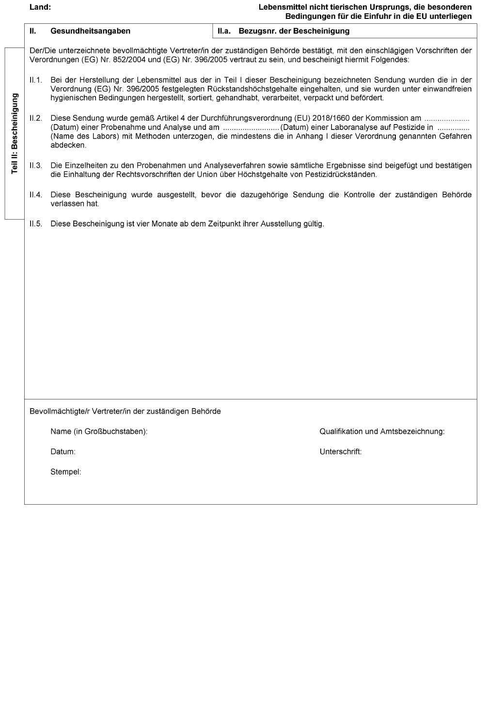 Muster des gemeinsamen Dokuments für die Einfuhr (GDE) - Seite 2