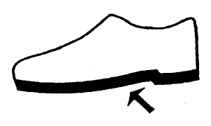 Piktogramm Laufsohle